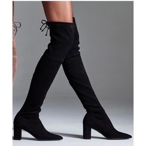 NEW Stuart Weitzman Black Over the Knee Boot